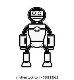 Cute robot cartoon
