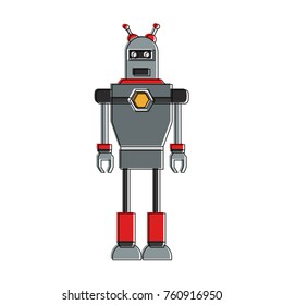 Cute robot cartoon