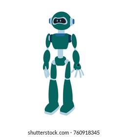 Cute robot cartoon