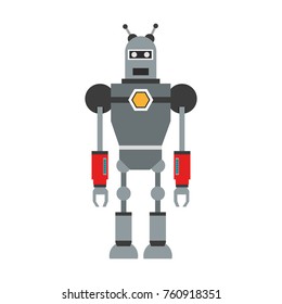Cute robot cartoon
