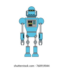 Cute robot cartoon