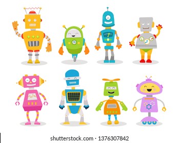 Cute Robot Characters