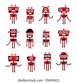 cute robot doodle