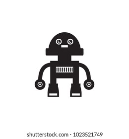 cute robot icon. Element of robots for advertising signs, mobile concept and web apps. Icon for website design and development, app development. Premium icon on white background