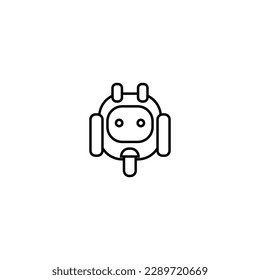Cute Robot Icon, simple modern icon