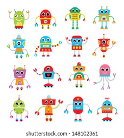 Cute Robot Vector Stock Vector (Royalty Free) 148102361 | Shutterstock