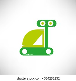 cute robot vector