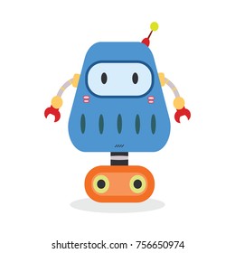 cute robot vector