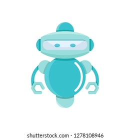 cute robot, vector cartoon character