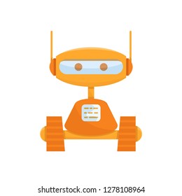 cute robot, vector cartoon character