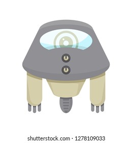 cute robot, vector cartoon character
