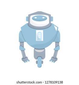 cute robot, vector cartoon character