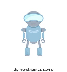 cute robot, vector cartoon character