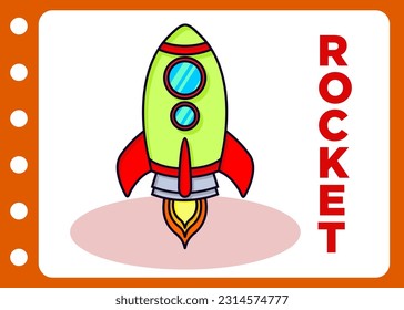 cute rocket cartoon. cartoon free vector