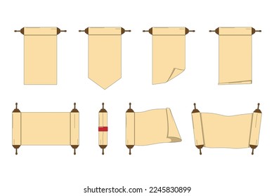 ilustración de papel de rollo lindo