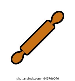 cute rolling pin graphic design