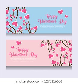 Cute romantic hearts valentine's day background. Vector illustration. Wallpaper, flyers, invitation, posters, brochure, voucher,banners.