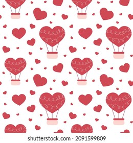 Patrón íntimo y romántico, diseño infantil, Día de San Valentín