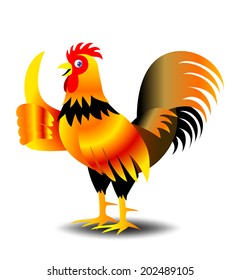 Cute Rooster cartoon