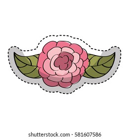 cute rose drawing icon