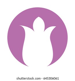 cute rose garden isolated icon