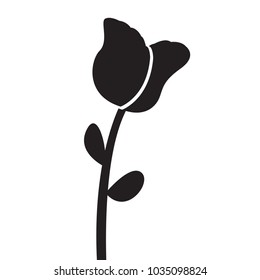 Cute rose icon