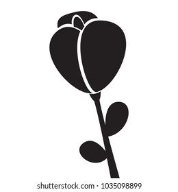 Cute rose icon