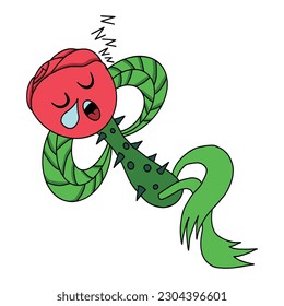 Cute Roses Cartoon ,good for graphic design resources, stickers, posters, pamflets, banners, prints, children books, and more