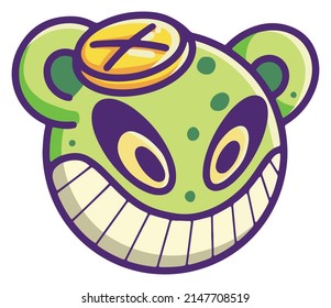 Cute Round Monster Vector 10