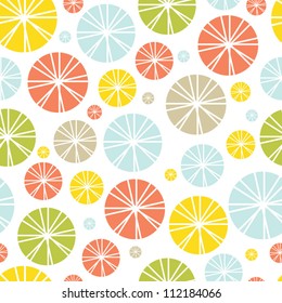 Cute round  object. Seamless vector. Wallpaper, vector