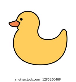 cute rubber duck icon