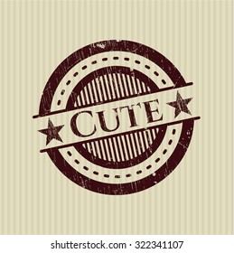 Cute rubber stamp