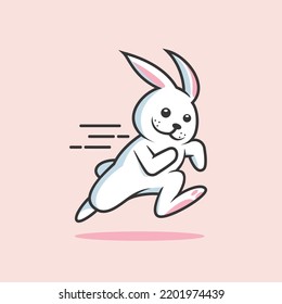 Cute Running Rabbit Vector Illustration
Suitable For Logo, Graphic Tshirt, Design Element, Or Any Other Purpose.
