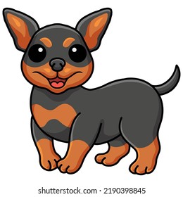 Cute Russian Toy Dog Cartoon