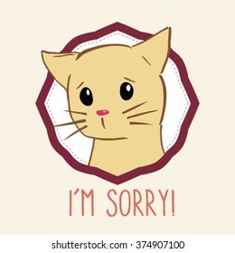 Cute Sorry Images, Stock Photos & Vectors | Shutterstock