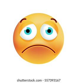 Thinking Emoticon Question Face Emoji Vector Stock Vector (Royalty Free ...