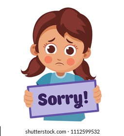  Sorry  Child Images Stock Photos Vectors Shutterstock