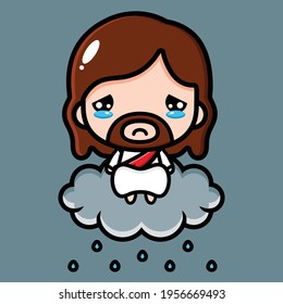 cute sad jesus christ