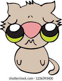 Cute and Sad Stare - What does kitty want?