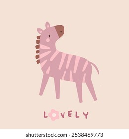 Animais de safári bonitos menina elefante girafa leopardo tigre tartaruga zebra raposa tucano Leon tropic tee flores colorido gráfico tee design para crianças mercado como vetor