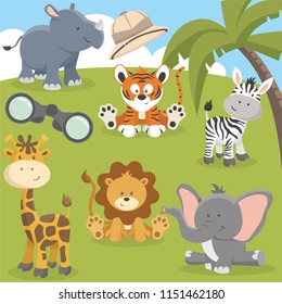 Cute Safari creatures