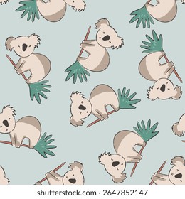 Cute safari and tropical animals tee design for kids market as vector