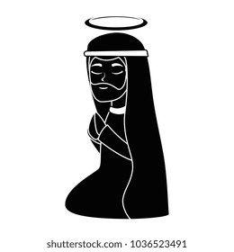 cute saint joseph character