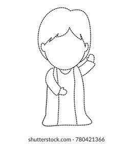 cute saint joseph character