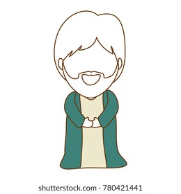 cute saint joseph character