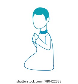 cute saint joseph character
