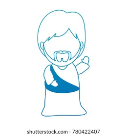 cute saint joseph character