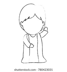 cute saint joseph character