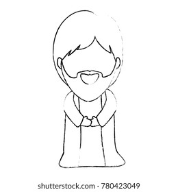 cute saint joseph character