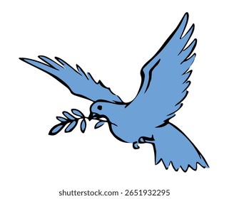 Bonito santo Noé alma soar luz alegria orar ajudar senhor Jesus Cristo igreja dia preto tinta linha mão desenhada abstrata desenho animado arte bíblica.